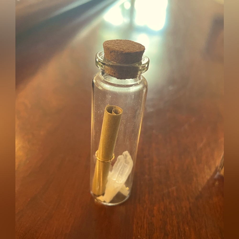 Sugarboo Crystal Wishing Bottles NWT